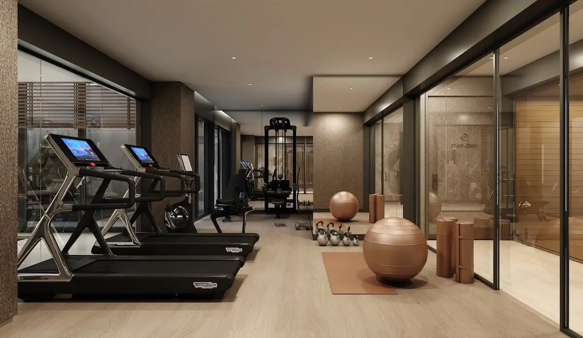 Gym area